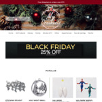 Hallmark Keepsakes - 25% off Black Friday Sale e.g. Frozen 2 Elsa and Nokk Ornament was $25 now $18.75 @ My Ornaments