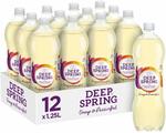 12 × 1.25L Deep Spring Sparkling Mineral Water (Orange Passionfruit) $11.69 Delivered* (Sub & Save) @ Amazon AU