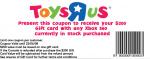 BONUS $200 gift card with any Xbox360 at Toys R us