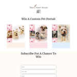 Win a Custom Digital Pet Portrait from Ren's Paint Brush