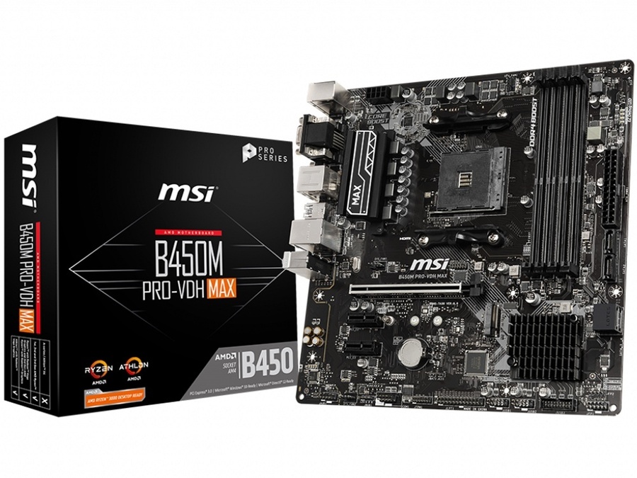 B450m pro vdh max msi как установить память