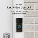 Ring Video Doorbell 1080p HD Video (2nd Gen) $119 Delivered @ Amazon AU