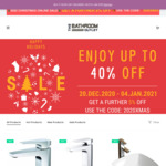 Up to 40% + Further 5% off Selected Bathroom Basins / Vanities / Taps @ The Bathroom Outlet