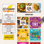[NSW, QLD, VIC] $2 Tacos on Tuesday, $0.10 Chicken Wings on Wednesday with Purchase of Drinks @ El Camino Cantina