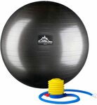 Professional Grade Pro Series Stability Ball 65cm in Black $11.85 (RRP $24.99) + Post ($0 with Prime/ $39 Spend) @ Amazon AU