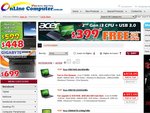 $100 OFF for All Acer Laptops w/ Coupon at OnlineComputer