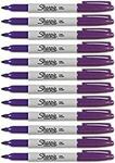 Sharpie Fine Marker Purple or Turquoise 12-Pack $6.39 (RRP $24) + Postage ($0 with Prime/ $39 Spend) @ Amazon AU