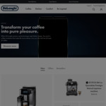 [Afterpay] 20% off Sitewide + Free Delivery @ De'Longhi