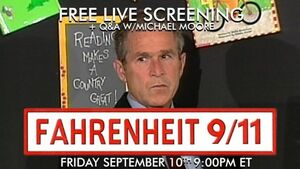 Free: Fahrenheit 9/11 Documentary + Q&A Session @ Michael Moore's Substack & Youtube