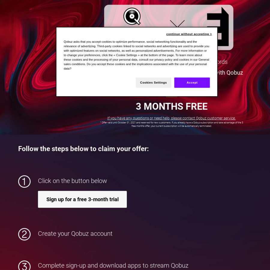 Free 3-Month Trial of Qobuz Studio Premier (New Accounts Only, Payment  Method Required) @ Qobuz - OzBargain