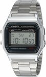 Casio Men's A158wa-1df Digital Watch with Stainless Steel Band $25.52 + Delivery ($0 with Prime & $49 Spend) @ Amazon US via AU
