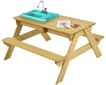 Picnic Bench with Pump and Play Working Tap Playset $29 (Was $99) + Delivery ($0 C&C/ in-Store/ $65 Order) @ Kmart