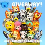 Win 17 Bluey Friends Plush Toys from True Blue Toys