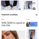 Win $500 to Spend at Orb Oils from Fashion Journal