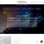 [QLD] 30% off Sound and Lighting Hire Packages + Delivery ($0 C&C) @ Gold Coast Speaker Hire