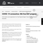 [WA] 10 Free Rapid Antigen Tests for COVID-19 Close Contacts - Pickup Only @ WA Government