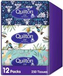 [Back Order] Quilton Hypo Allergenic 2 Ply 250 Facial Tissues Pack (12 Packs) $27.84 + Delivery ($0 with Prime) @ Amazon AU