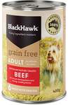45% off Black Hawk Canned Wet Dog Food: Beef 400g x 12 $32.67 + Delivery ($0 SYD C&C/ with $200 SYD Order) @ Peek-a-Paw