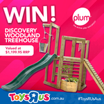 Win a Plum Discovery Woodland Treehouse Worth $1,195.95 from Toys R Us Australia