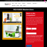 Win a Kuvings REVO830 Cold Press Juicer and Juice Chef Recipe Book Worth $1,023.95 from Kuvings