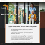 [TAS] Fee-Free TAFE Courses - Certificate II to IV Level @ TasTAFE