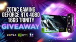 Win a Zotac NVIDIA GeForce RTX 4080 16GB Trinity Ada Lovelace Graphics Card from Blue and Queenie