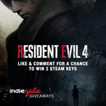 Win 1 of 2 Resident Evil 4 Remake Steam Keys from IndieGala