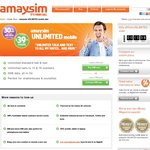 Amaysim Unlimited Mobile Plan 2-Day Sale - Save 30% - Now $27.93 (Once-off)
