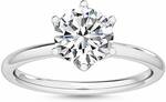 18k White Gold 1ct Lab Grown Diamond Ring Solitaire $2374.05 Delivered @ Lab Grown Diamonds