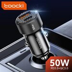 Toocki TQ-CC25 20W USB-C PD & 30W USB Car Charger US$2.64 (~A$3.99) Delivered @ Toocki Official Direct Store AliExpress
