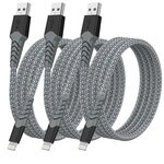 iPhone Charger Lightning Cable 3 Pack 1M (MFi Certified) $8.78 + Delivery ($0 with Prime/ $39 Spend) @ Boreguse via Amazon AU