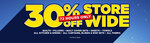 30% off Storewide (Some Exclusions Apply) + $7.99 Delivery ($0 C&C/ in-Store/ $100 Order) @ Spotlight
