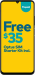 Optus X Max Smartphone (Locked to Optus) with Bonus $35 SIM Card - Black $139 Delivered ($0 C&C) @ Kmart