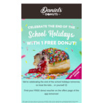 [VIC] Free Donut for Myjam Rewards Members, Sun 01 Oct @ Daniel's Donuts (App Required)
