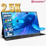 Bimawen 16" 2.5K 144Hz Portable Monitor 2560X1600 US$124.01 (~A$197.35) Delivered @ Factory Direct Collected Store AliExpress