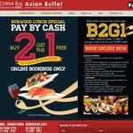 [MEL] China Bar Signature (BURWOOD) Lunch Buy 2 Get 3rd Free (Pay Cash and Book Online Only)