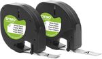 Dymo 10697 LT Paper Labels for LetraTag Label Makers 2-Pack $10.08 ($9.07 S&S) + Delivery ($0 with Prime/ $59 Spend) @ Amazon AU