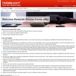 Hotels.com - Double Welcome Rewards on Bookings
