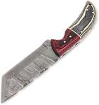 Handmade Hunting Knife Damascus Steel Tanto Full Tang Blade Pakka Wood Handle, Genuine Leather Case $49 Delivered @ PEPNIMBLE