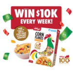 Win 1 of 4 $10,000 Cash Prizes or 1 of 28 $500 Coles Gift Cards from Kellogg's + Coles [Purchase Required]