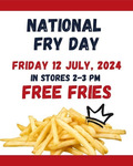[VIC, SA, WA] Free Fries in-Store, Friday 12 July 2-3PM @ Lord of The Fries
