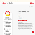 28-Day 32GB $30 Prepaid Mobile Starter Pack for $10 @ Coles Mobile