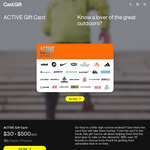 10% off TCN Active Gift Cards (Digital/Physical) + $2.95 Physical Delivery @ Card.Gift