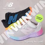 Win 3 Pairs of New Balance Kids Shoes up to $350 from Shoes and Sox Kids Shoes