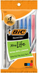 [QLD] 8-Pack BIC Round Stic Xtra Life Assorted Ink Ballpoint Pens $0.20 + Delivery ($0 OnePass/ $65 Order) @ Kmart