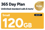 Kogan Mobile 365-Day Small FLEX 120GB Prepaid Plan (SIM, eSIM, Recharge) $99 (Was $120) Delivered @ Kogan