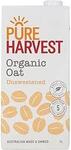 Pure Harvest Organic Oat Unsweetened Milk 1 Litre $1.50 + Delivery ($0 with Prime/ $59 Spend) @ Amazon AU