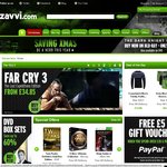 Zavvi: Spend £20 and Pay with PayPal, Get a £5 off Coupon for a Future Purchase