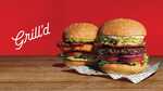 Buy 1 Select Burger & Get The Same One Free + Delivery ($0 with DashPass) & Service Fee @ Grill'd via DoorDash