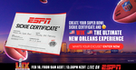 Win The Ultimate New Orleans Experience Valued at $12485 from ESPN Australia